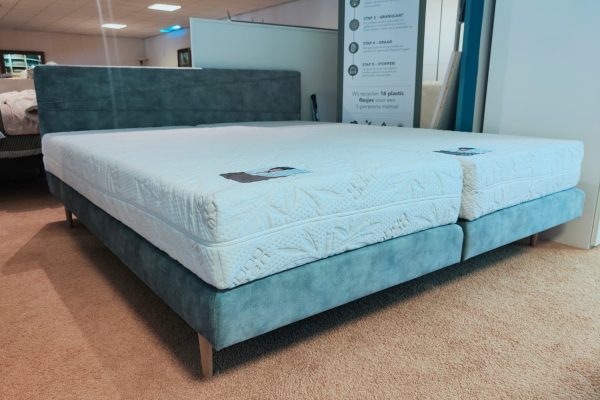 Showmodel_Hoog-Laag_boxspring_Zorgbed__beddenspecialist_NightStore_Tempur_auping_pullman_Eastborn_caresse_polypreen-nightstore